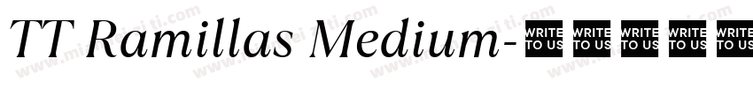 TT Ramillas Medium字体转换